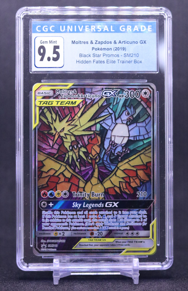 CGC 9.5 GEM MINT Articuno GX - 214/150 - GX Ultra Shiny Japanese 091 –  Cherry Collectables